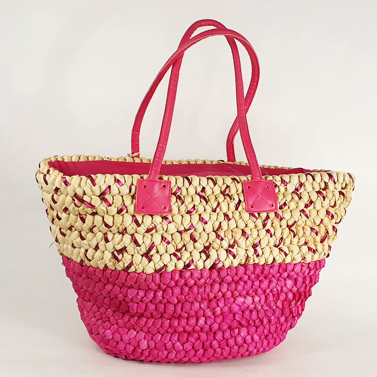 Straw Beach Tote Bag