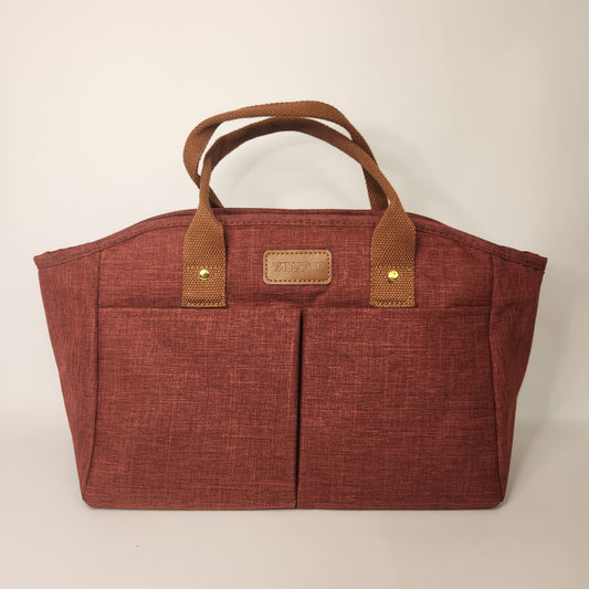 Burgundy Lunch Bag For Women