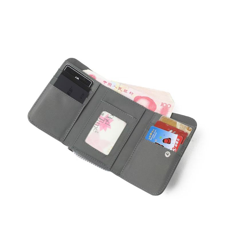 Compact Zip-Around Trifold Wallet 8121