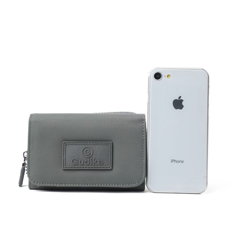 Compact Zip-Around Trifold Wallet 8121
