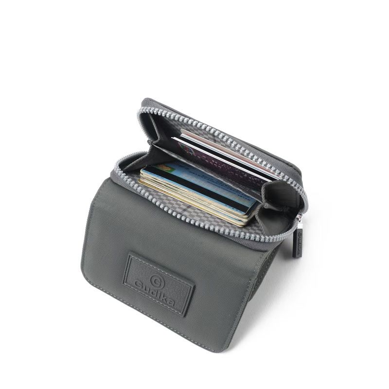 Compact Zip-Around Trifold Wallet 8121