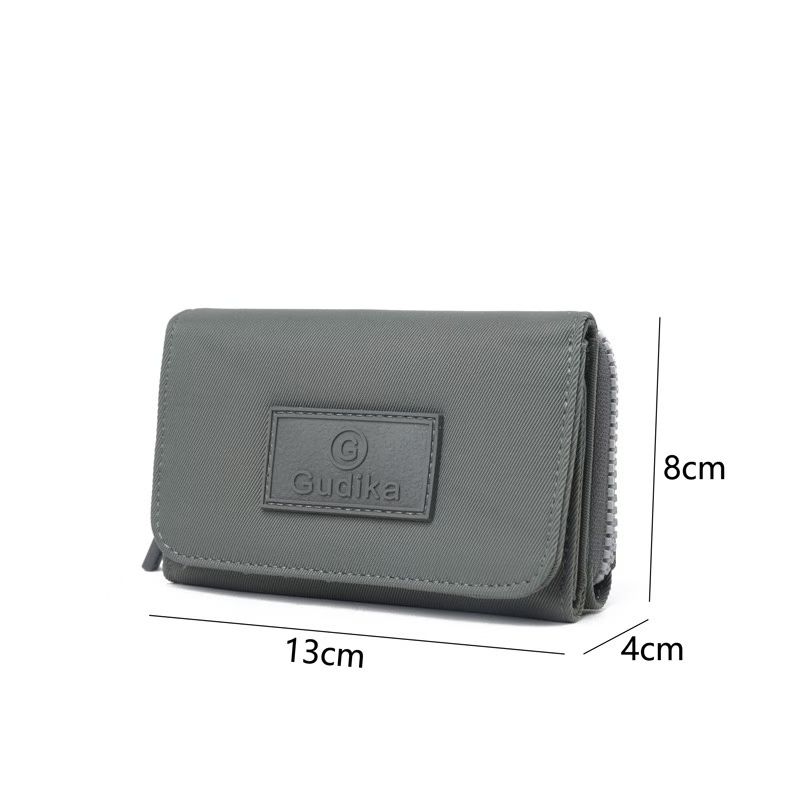 Compact Zip-Around Trifold Wallet 8121