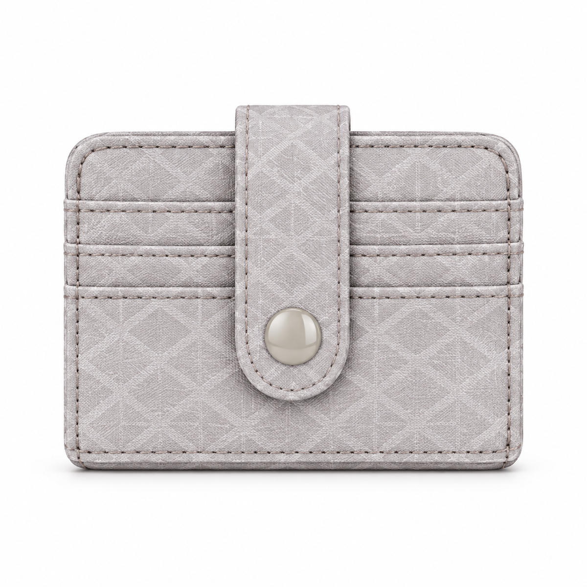 Geometric Snap Card Holder Wallet 91012