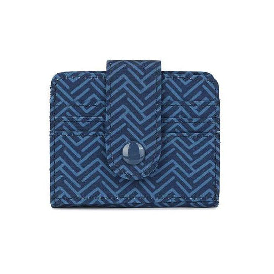 Geometric Snap Card Holder Wallet 91012