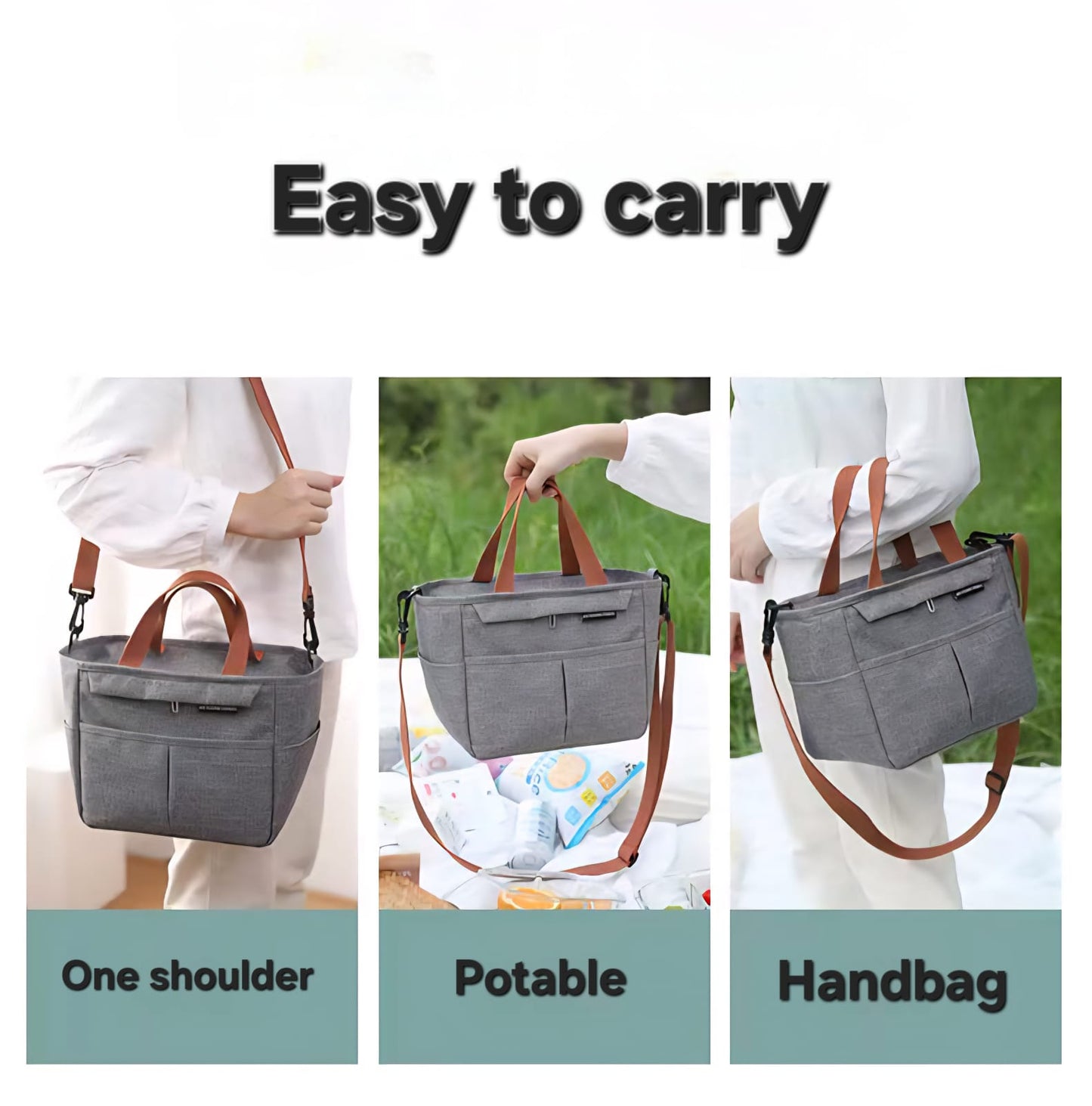 Tote Lunch Bag waterproof 23cm