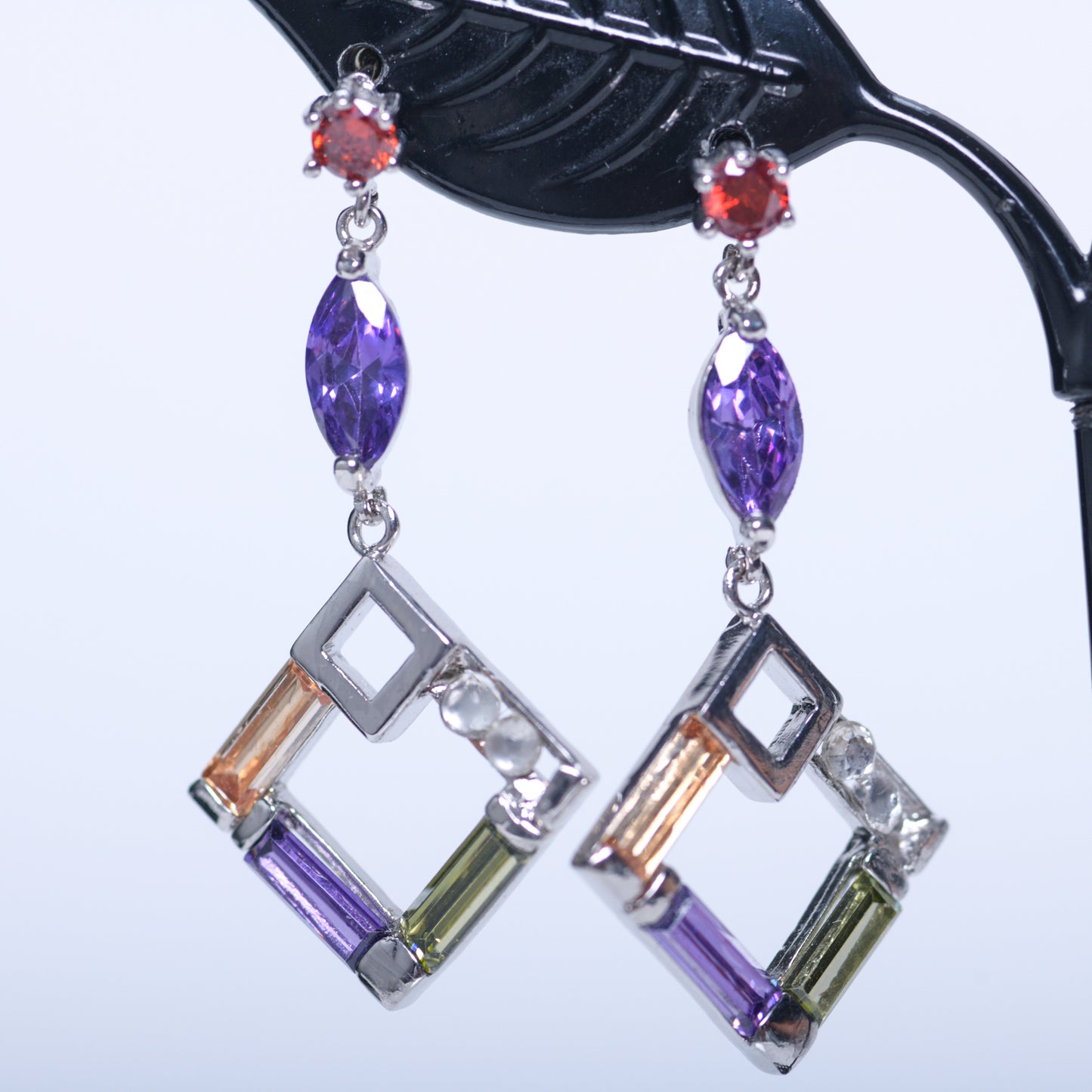 Square Drop Earrings