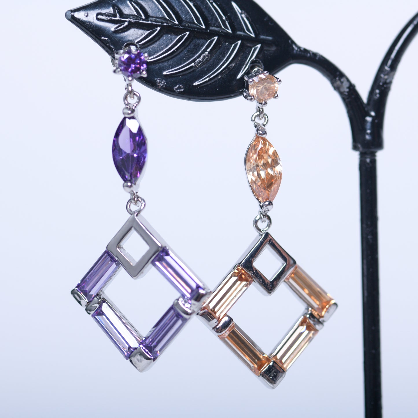 Square Drop Earrings