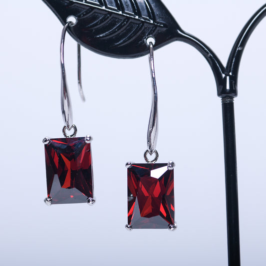 Rectangle Drop Earrings