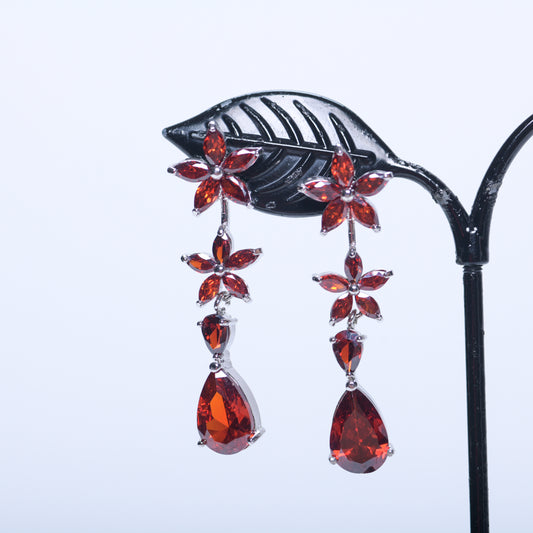 Charming flower teardrop Earrings