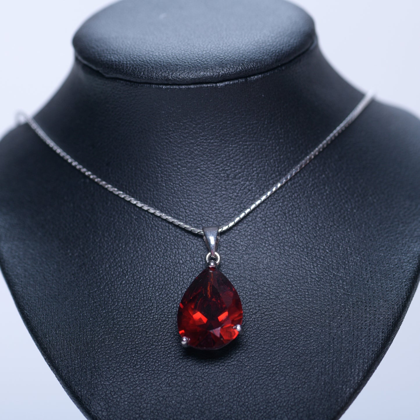 Ruby water drop Pendant